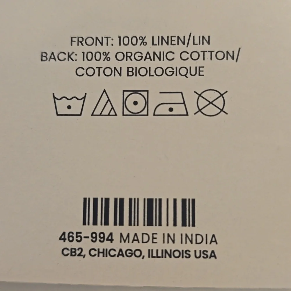 ❤️BUY 2 GET 1 FREE  Eden Off White & Smoked Mauve Linen King & Standard Set